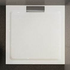 Wasserburg PETRA zuhanytálca, öntött műmárvány, szögletes, 90x90x3.5 cm, 2505-90