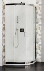 Wasserburg WB02 zuhanykabin, íves, 90x90x190 cm, 6 mm-es biztonsági üveg, 2502-90