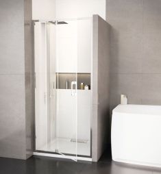 Wasserburg WB18 zuhanyajtó, 90x190 cm, 6 mm-es biztonsági üveg, 2518