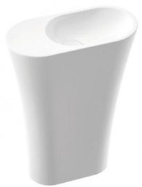 Marmorin WEGA öntött márvány álló mosdó, jobbos, 60.7x30.5x85 cm 515060720010