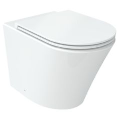 Wellis CLEMENT álló rimless WC, WC ülőke nélkül, 37x58x43 cm, WF00072