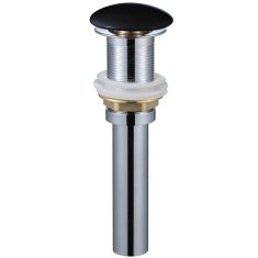 Wellis click-clack lefolyó, túlfolyó nélküli mosdóhoz, matt fekete, WF00060