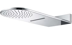 Wellis DIVIDO 2 funkciós fejzuhany, esőztető/vízesés, króm, 25x60x3/8 cm, 17020516-611