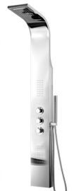 Wellis GLAM hidromasszázs zuhanypanel, fejzuhannyal, kézizuhannyal 20x160x50 cm 17020516-526