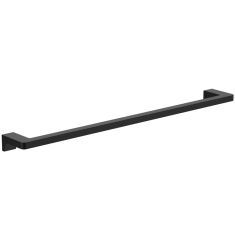 Wellis MAMBA törölközőtartó, fali, 63 cm, fém, matt fekete, WE00116