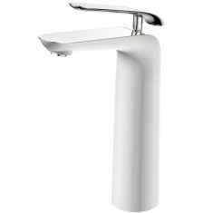 Wellis RUNDO mosdó csaptelep, magasított, egykaros, kerámiabetéttel, fehér/króm, ACS0261