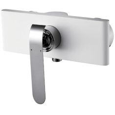 Wellis RUNDO zuhany csaptelep, zuhanyszett nélkül, kerámiabetéttel, króm/fehér, 17020516-608