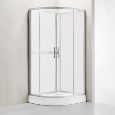 Wellis VIVARA hátfalas zuhanykabin, zuhanytálcával, Easy Clean bevonat, 90x90x210 cm