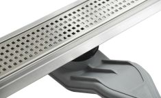 Wellis W-DRAIN SQUARE 70 rozsdamentes acél zuhanyfolyóka szett, ráccsal, 70x7x9.5 cm, 17020516-631