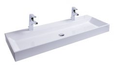 Marmorin ZEGE Léda-120 öntött márvány dupla mosdó, 120x45x10 cm zege0005