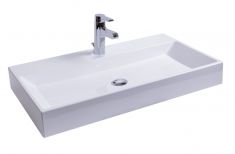 Marmorin ZEGE Léda-80 öntött márvány mosdó, 80x45x10 cm zege0004