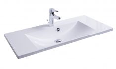 Marmorin ZEGE Pulz-90 öntött márvány szárnyas mosdó, 90x46 cm zege0008