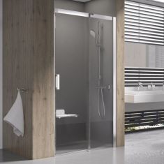 Ravak MATRIX MSD2-100 R zuhanyajtó, 1 fix+1 toló rész, króm keret/átlátszó edzett üveg0WPA0C00Z1