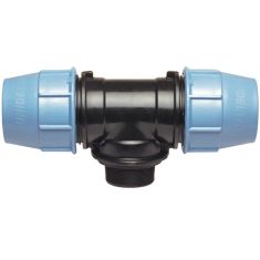 KPE T-idom KM 25mm x 1&quot; - Külső menetes