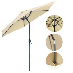 Napernyő, dönthető, talp nélkü, 3 m átmerője, 2.5 m magas