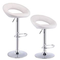 Bárszék, 2 db-os, fehér
