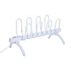 Elektromos cipőszárító 4 pár cipőnek, 80 W, fehér