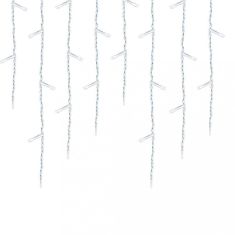 LED-es jégcsap fényfüggöny hidegfehér, 230 LED-es