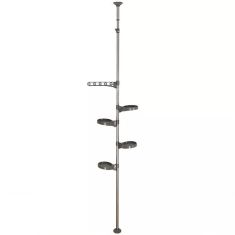 Teleszkópos virágtartó, szürke