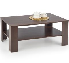 KWADRO dohányzóasztal, sötét dió színű, 110x65x45 cm, HM1704