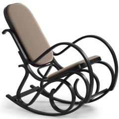 MAX fa hintaszék, wenge/bézs színű, 52x90x95 cm HM1818