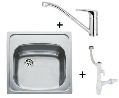 Mofém GO EVO 1B mosogatótálca Pro mosogató csapteleppel szett 156-0002-00