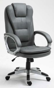 BipiLine Relax Ergonomikus Főnöki Forgószék - Irodai Szék - 01 - Szűrke